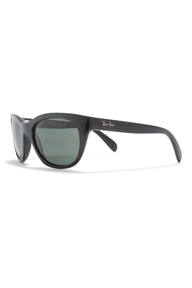 'Highstreet' 56mm Sunglasses, Alternate, color, BLACK
