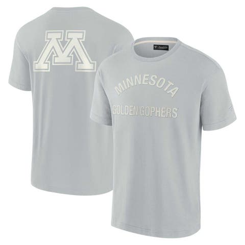 Unisex Fanatics Signature Gray Minnesota Golden Gophers Elements Super Soft Short Sleeve T-Shirt