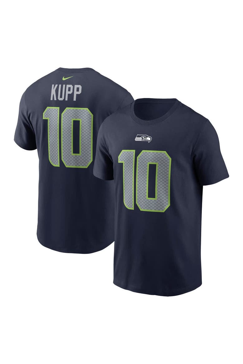 Men's Nike Cooper Kupp College Navy Seattle Seahawks Player Name & Number T-Shirt, Main, color, College Navy