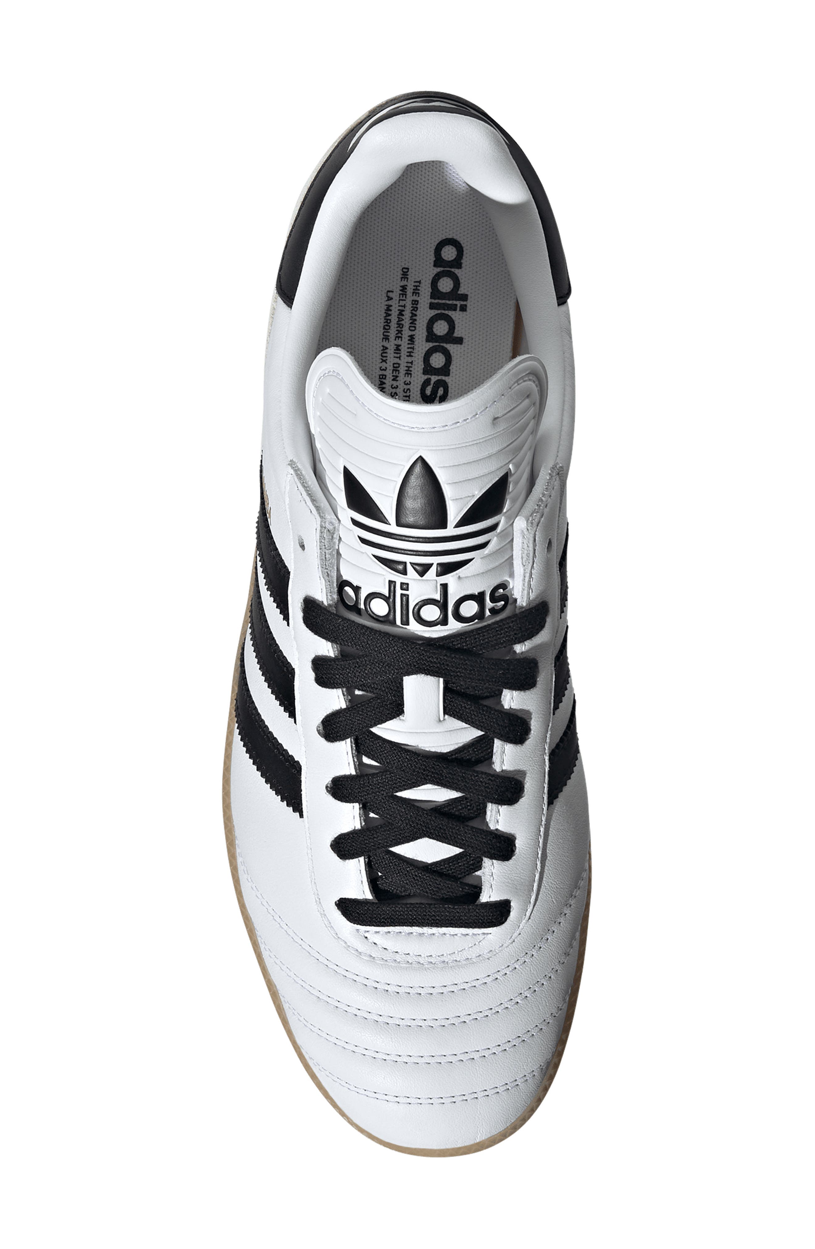 adidas Gender Inclusive Samba 62 Sneaker, Alternate, color, White/ Black/ Gum