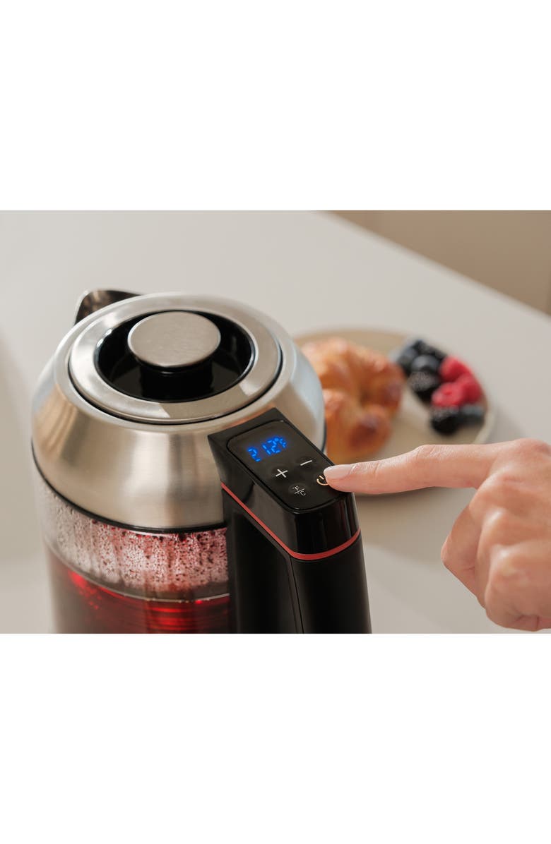 Cuckoo Glass 1.7-Liter Electric Kettle, Alternate, color, Silver