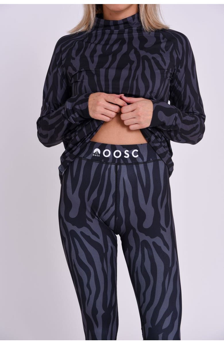 OOSC Baselayer Leggings  - Black Tiger Women's, Alternate, color, Black