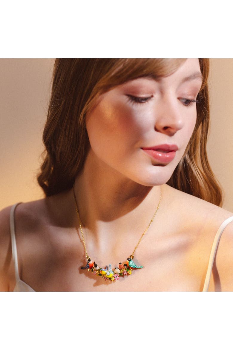 Goldcrest Songbird Serenade Necklace, Alternate, color, Songbird