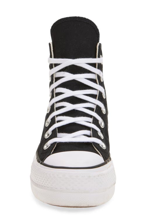 Converse Chuck Taylor® All Star® Lift High Top Platform Sneaker In Black