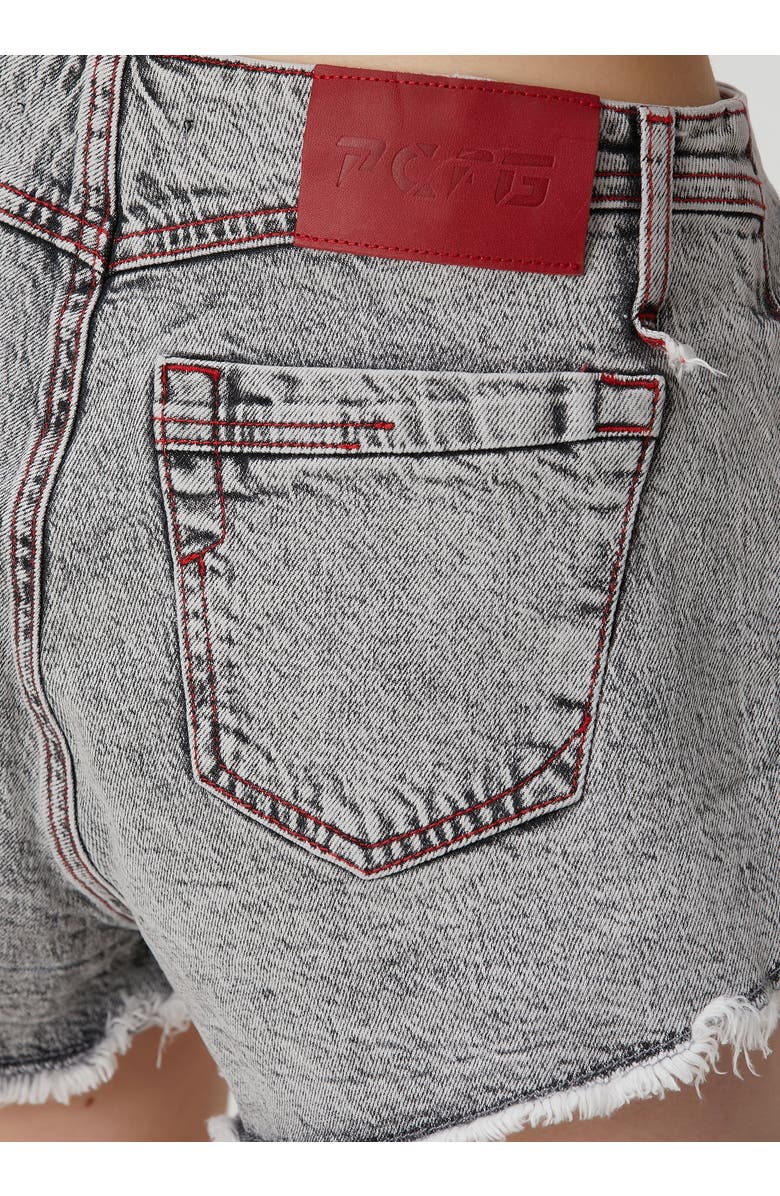 PCFG Cotton Faded Super Mini Short, Alternate, color, Grey