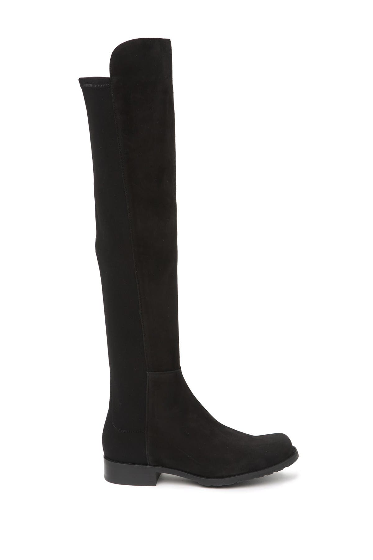 Stuart Weitzman 5050 Mixed Media Tall Boot, Alternate, color, 