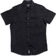 Rodd & Gunn Palm Beach Sports Fit Short Sleeve Linen Button-Up Shirt