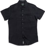 Rodd & Gunn Palm Beach Sports Fit Short Sleeve Linen Button-Up Shirt