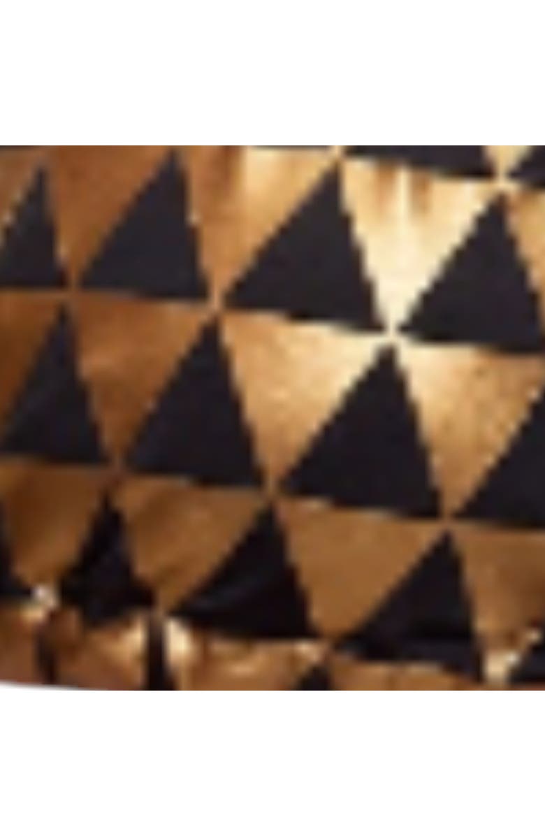 Cynthia Rowley Amalfi Bikini Top, Alternate, color, Black/Gold