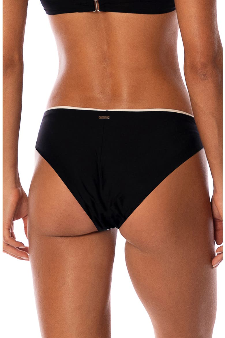 Midnight Black Bikini Bottoms, Alternate, color, BLACK