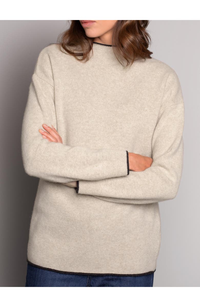 Celtic & Co. Felted Funnel Neck Sweater, Alternate, color, 