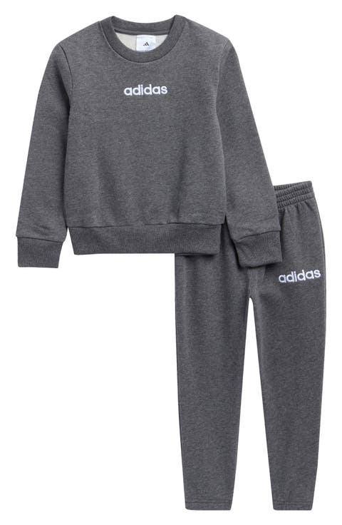 Kids' Linear Logo Sweatshirt & Sweatpants Set