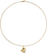 Monica Vinader Infinity Heart Pendant Necklace
