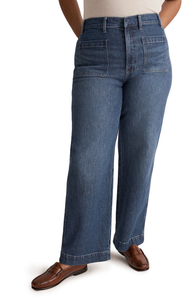 Madewell The Perfect Vintage Wide Leg Jeans, Alternate, color,