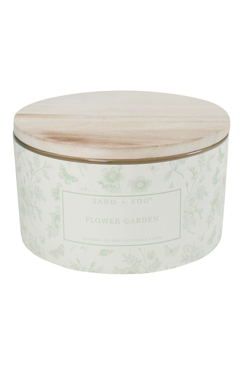 Linen Wrap Scented Candle, Alternate, color, FLOWER GARDEN