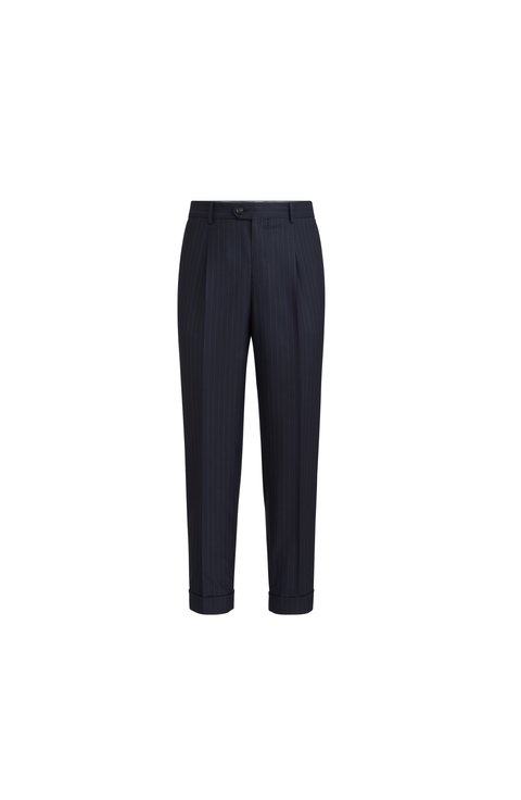 Leisure fit trousers with pleats