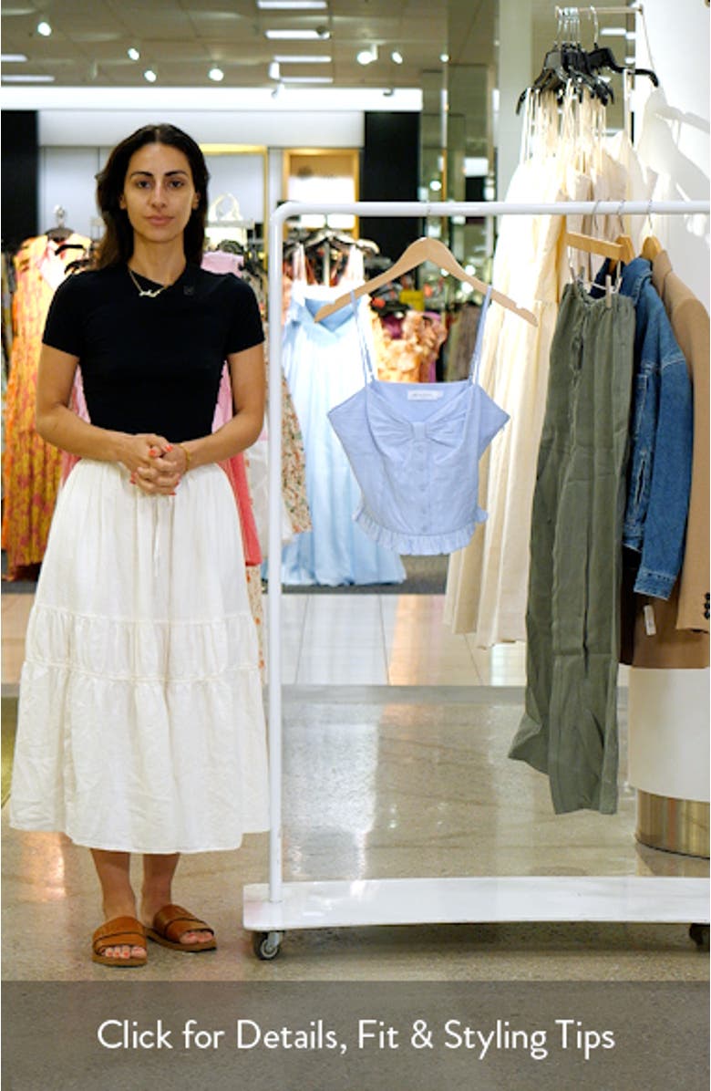 Bow Detail Button Camisole, sales video thumbnail