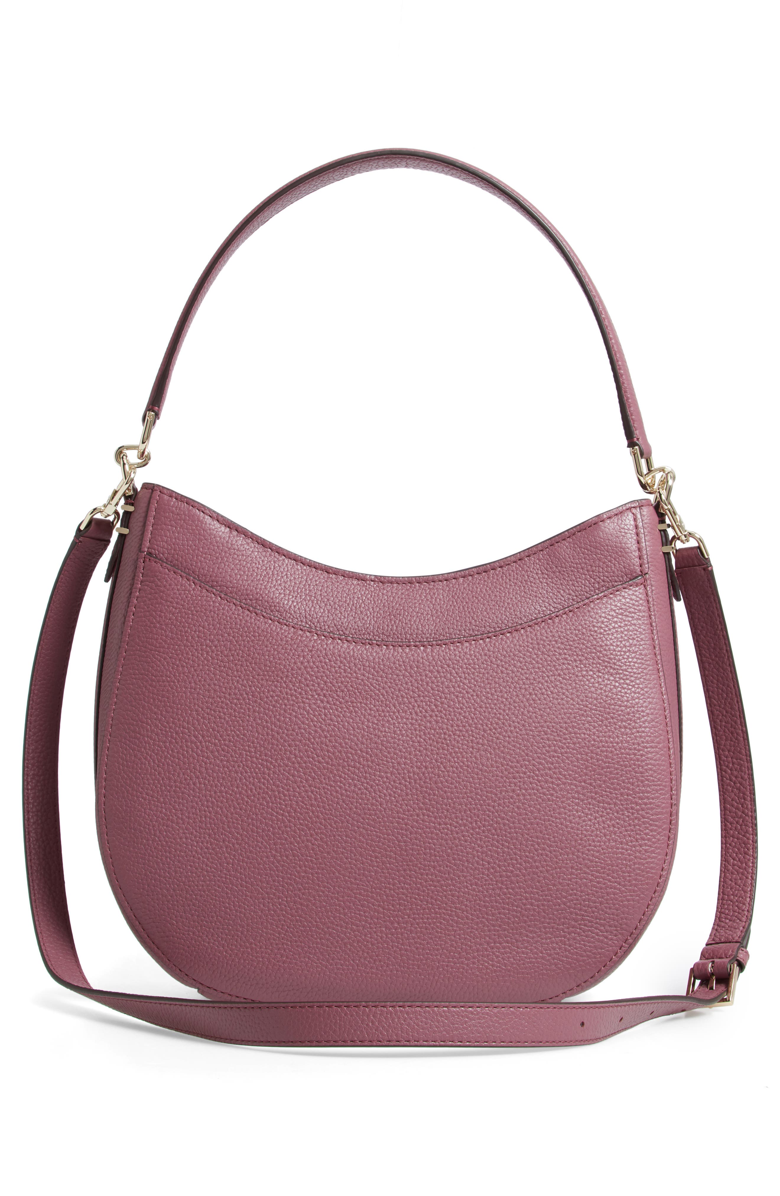 Kate Spade New York oakwood street – lora pebbled leather hobo, Alternate, color, 