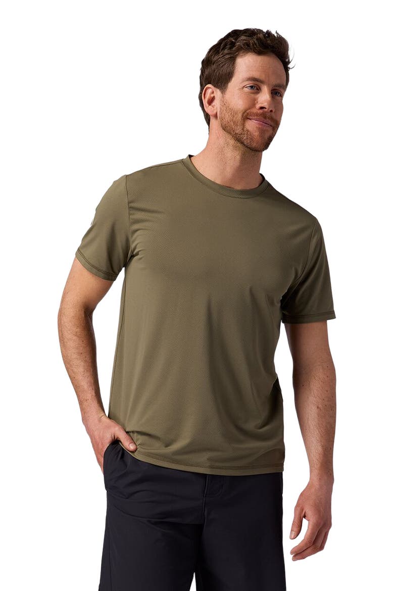 Bga Tahoe Sun Short-Sleeve Crew - Men's, Main, color, Kalamata