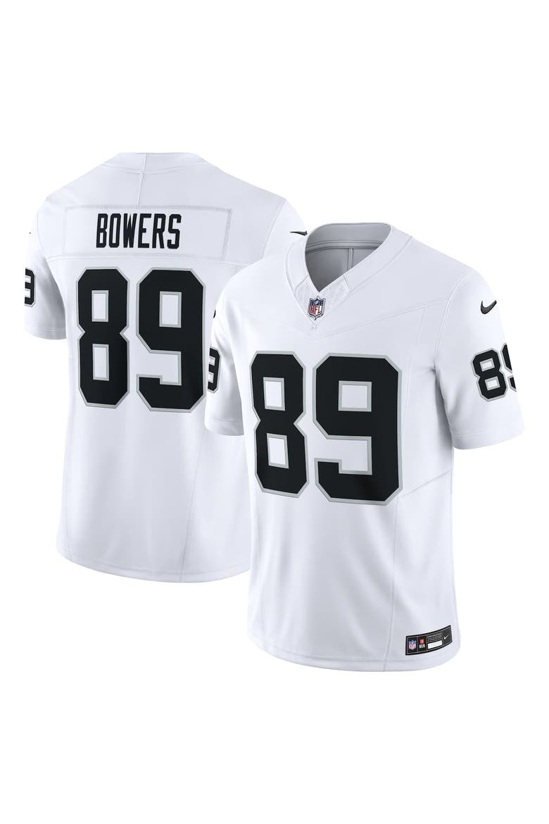 Men's Nike Brock Bowers White Las Vegas Raiders  Vapor F.U.S.E. Limited Jersey, Alternate, color, White
