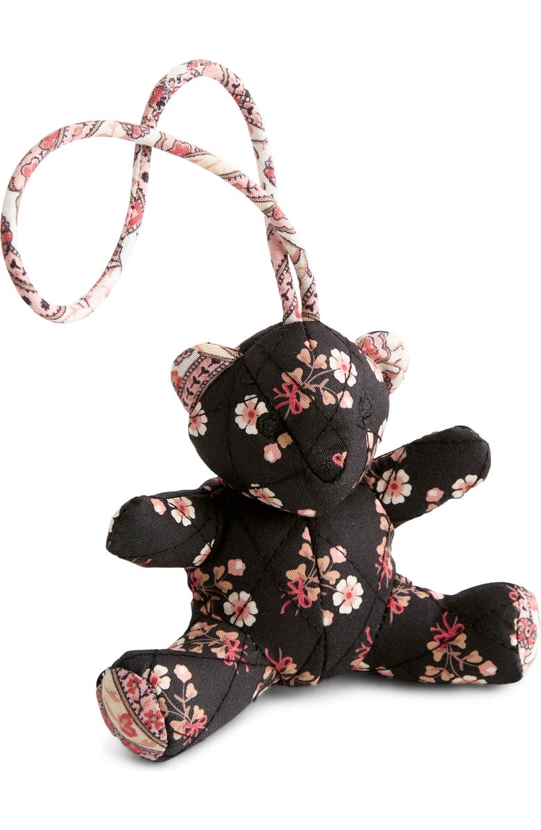 VERA BRADLEY Bitty Bear Bag Charm, Main, color, Melissa Ditsy