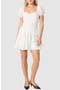 Bow Detail Puff Sleeve Minidress