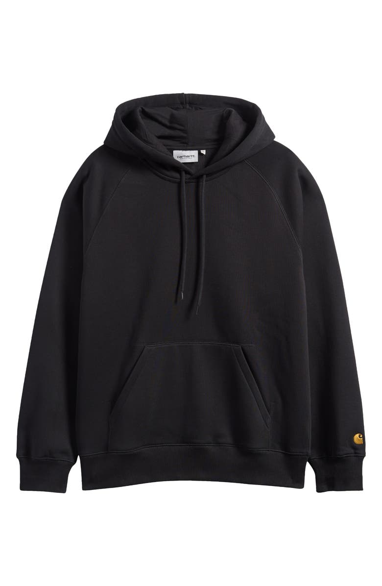 Carhartt Work In Progress Chase Fleece Hoodie, Alternate, color, Black / Gold
