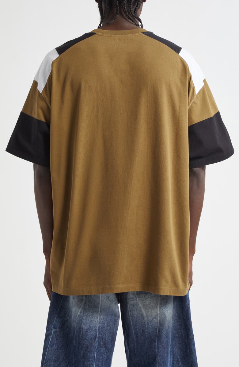Martine Rose Oversize Panelled T-Shirt, Alternate, color,
