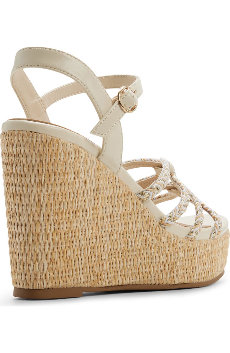 Call It Spring By Aldo Kaylya Ankle Strap Platform Wedge Sandal, Alternate, color, Other Beige