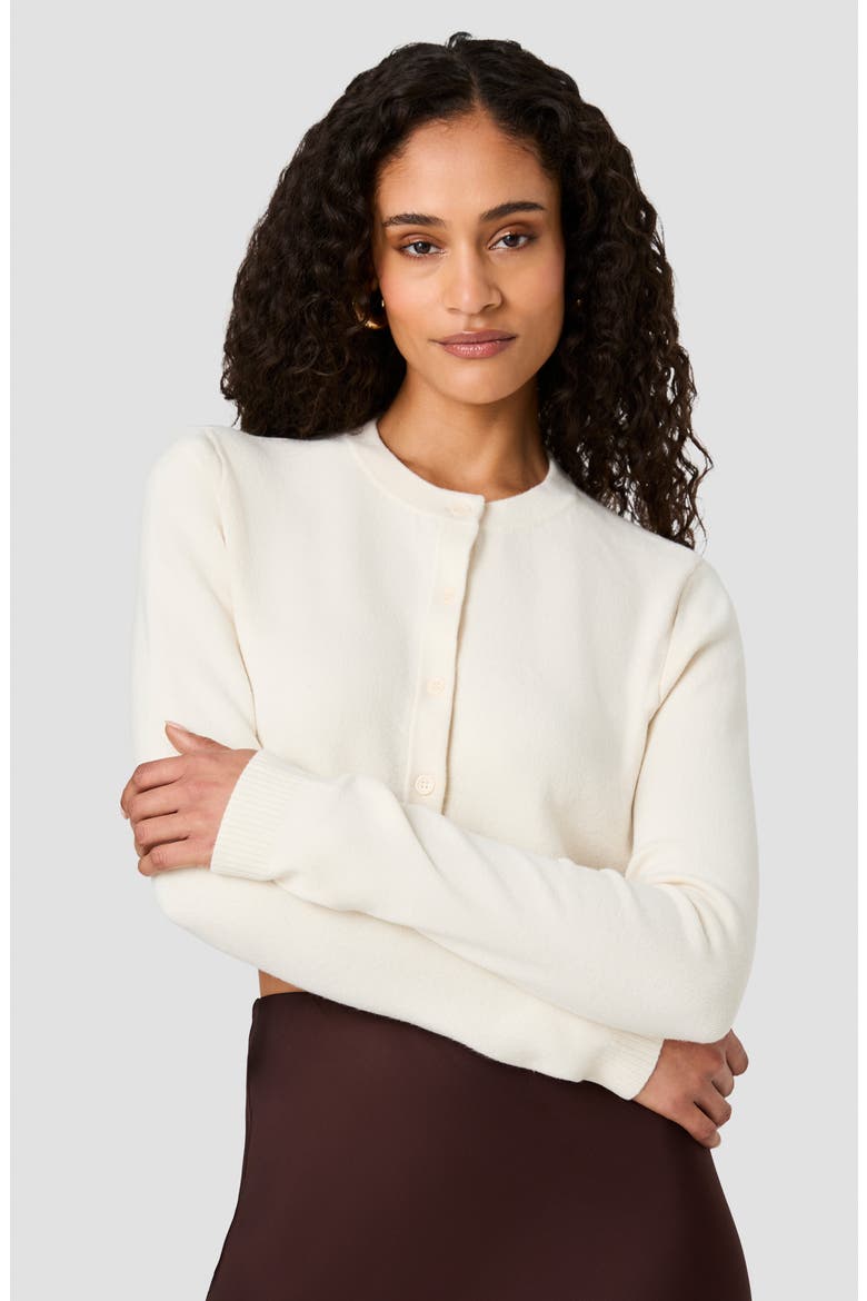 Babysoft Cropped Cardigan, Alternate, color, PORCELAIN CREAM