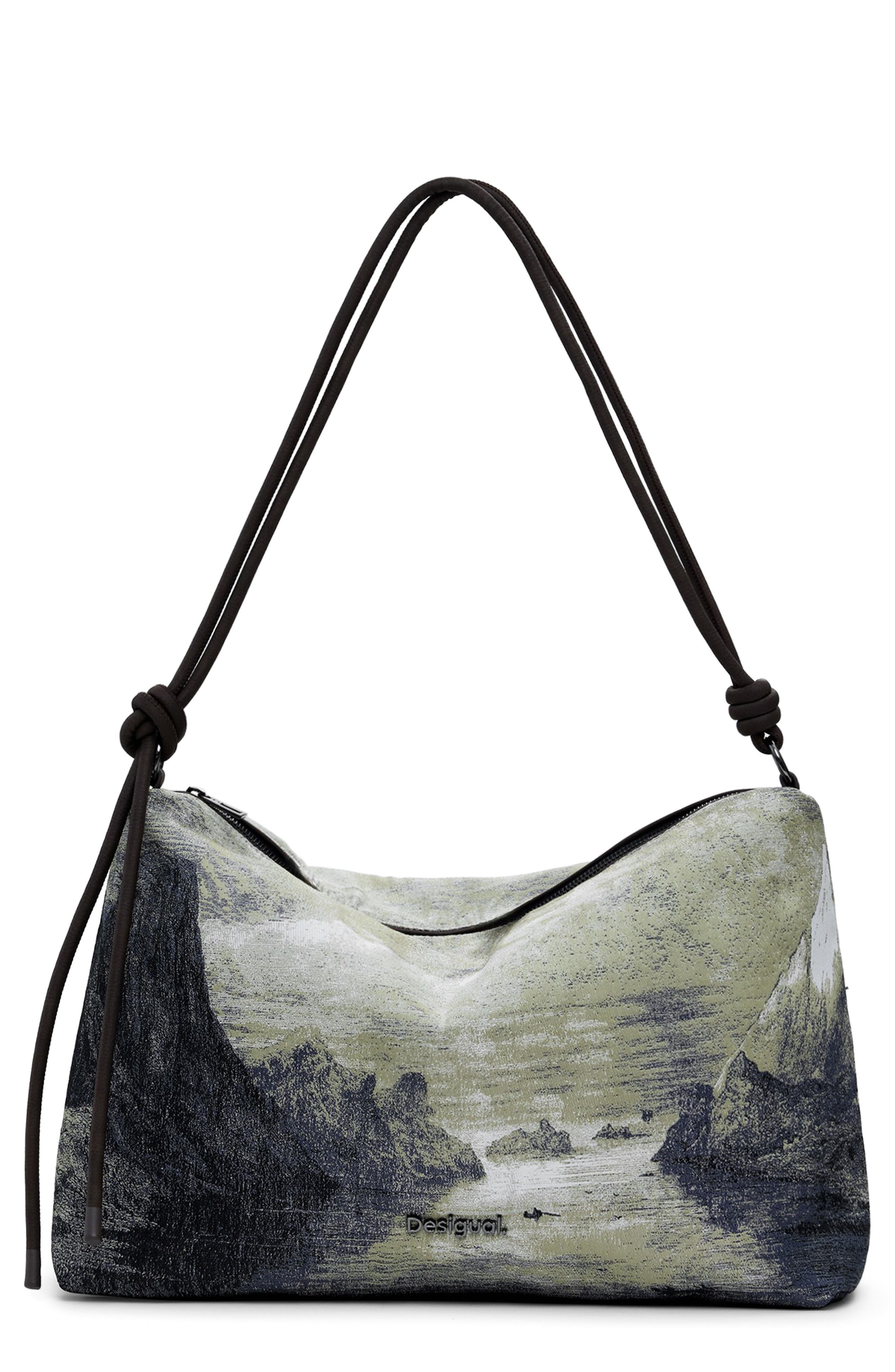 Desigual Print Shoulder Bag, Main, color, 