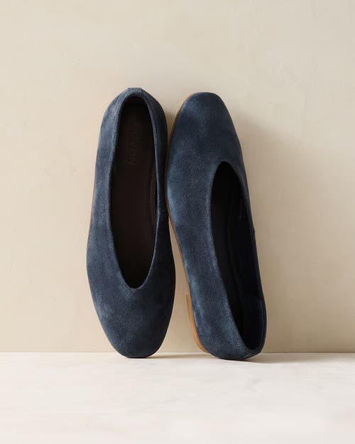 Haven Well Within Soft Suede Ballet Flats in Nightfall at Nordstrom, Size 11