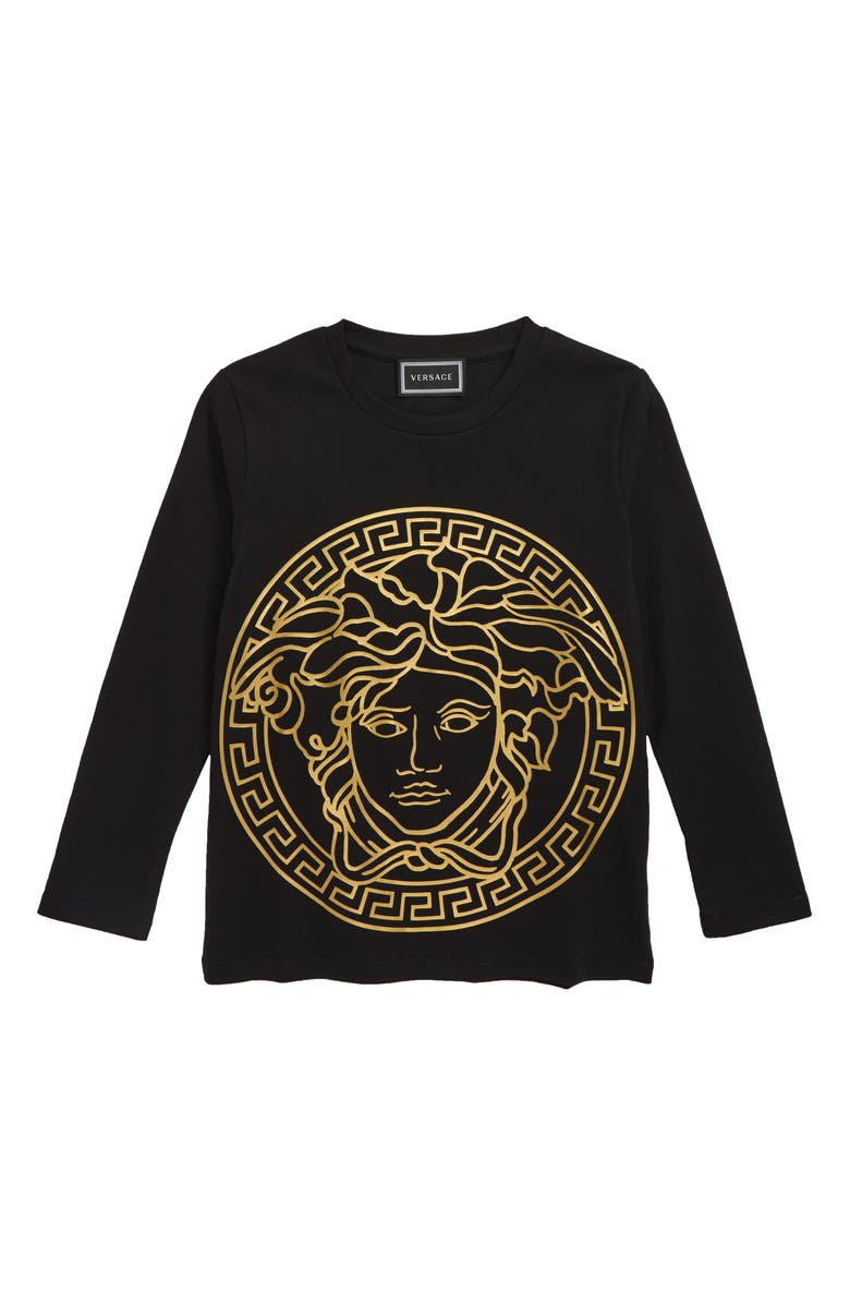 Versace Medusa Logo T-Shirt, Main, color, 