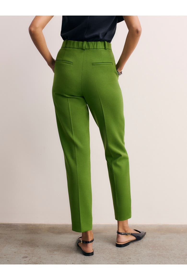 Tavira Sculpt Crepe Pants, Alternate, color, Green