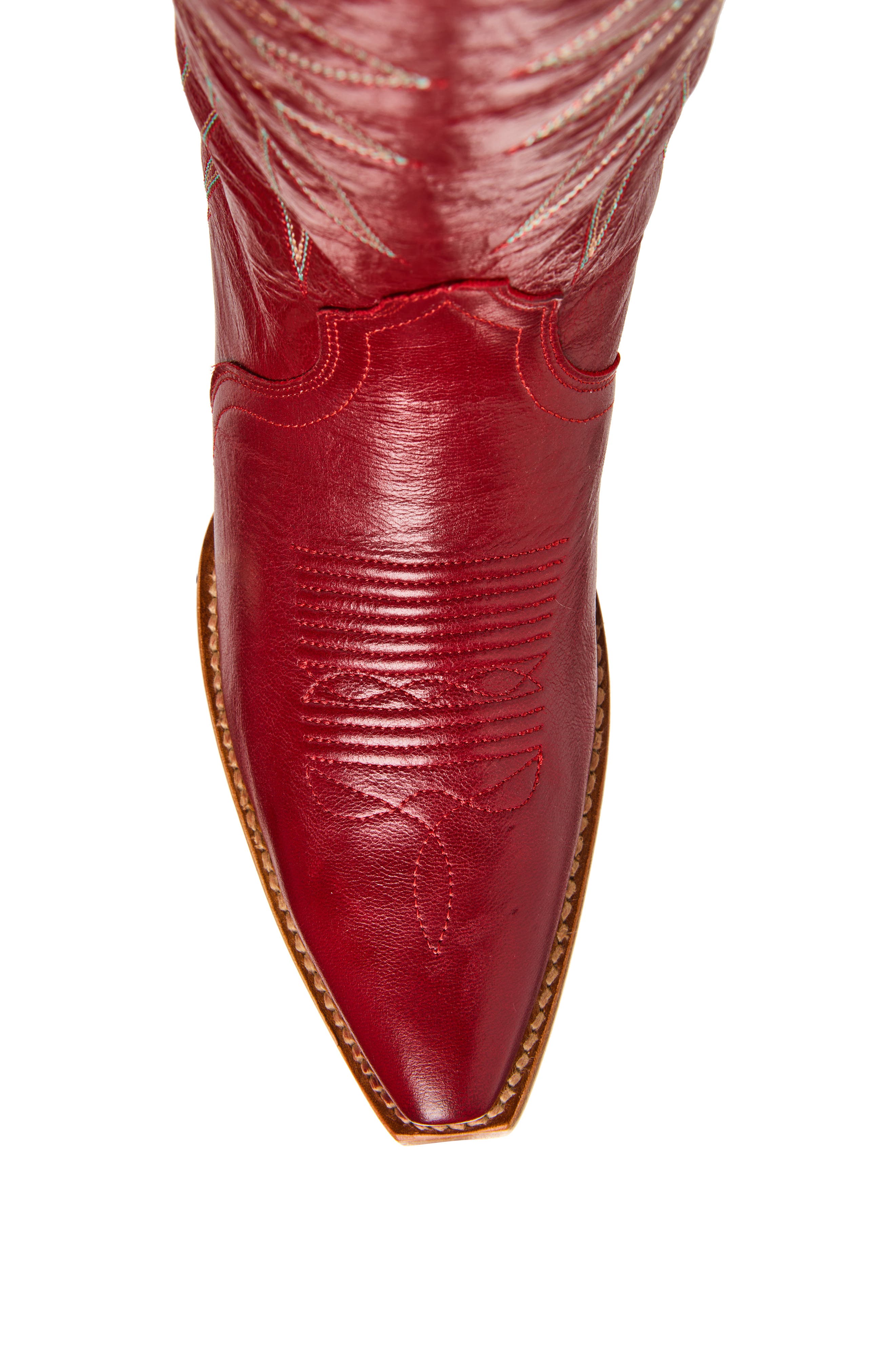 The Loretta Western Boot, Alternate, color, RUBY