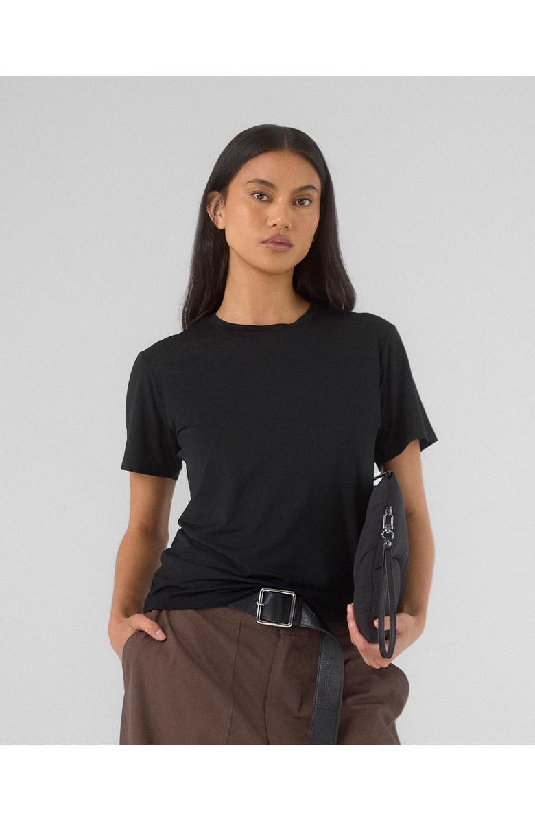 Thirty Years Modal Short Sleeve Tee - Black, Main, color, Black
