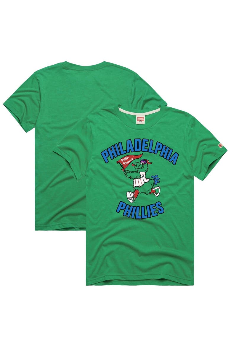 Men's Homage  Green Philadelphia Phillies Hyper Local Tri-Blend T-Shirt, Main, color, Green