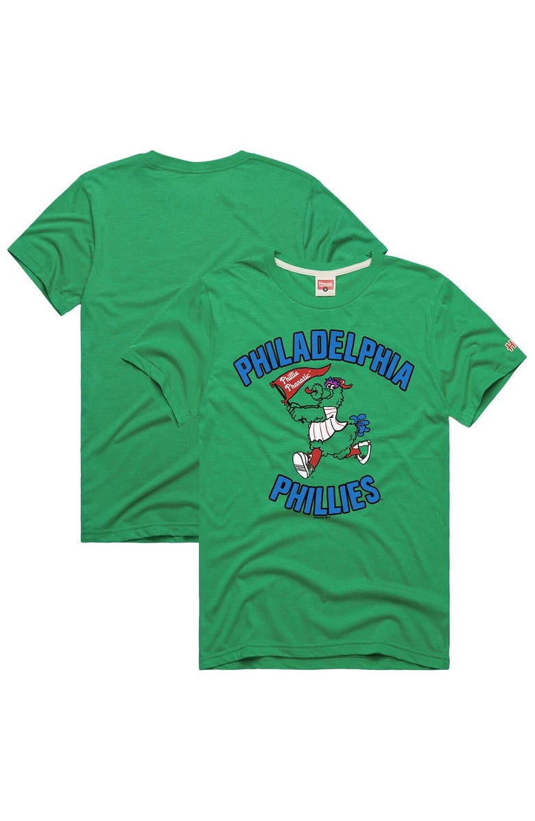 Homage Men's Homage Green Philadelphia Phillies Hyper Local Tri-Blend T-Shirt, Main, color, Green