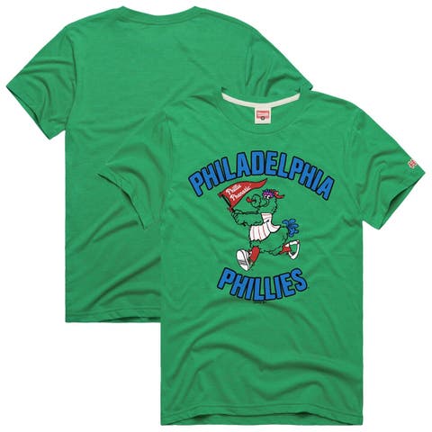 Men's Homage  Green Philadelphia Phillies Hyper Local Tri-Blend T-Shirt