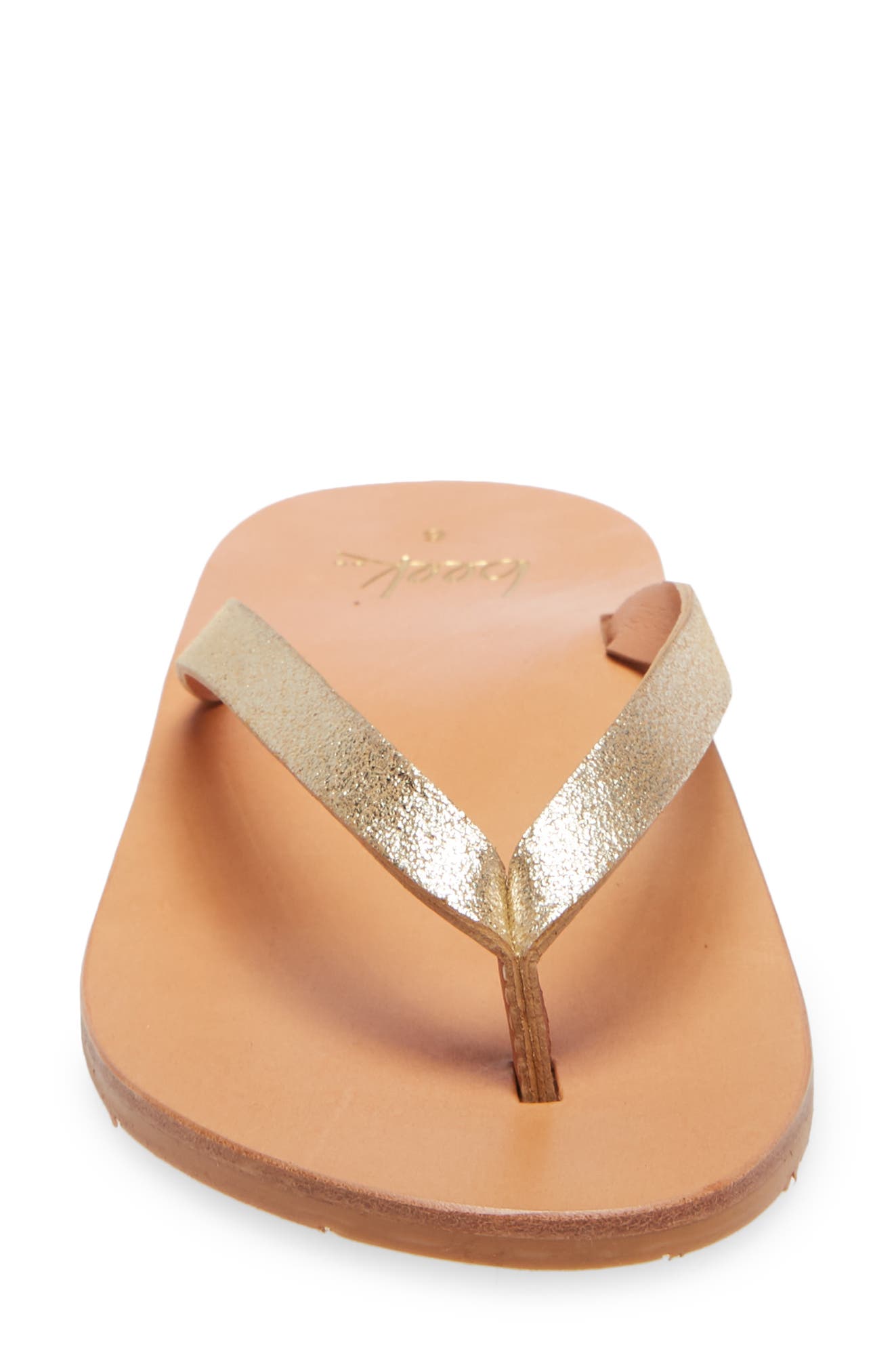 Beek Seabird Flip Flop, Alternate, color, Honey