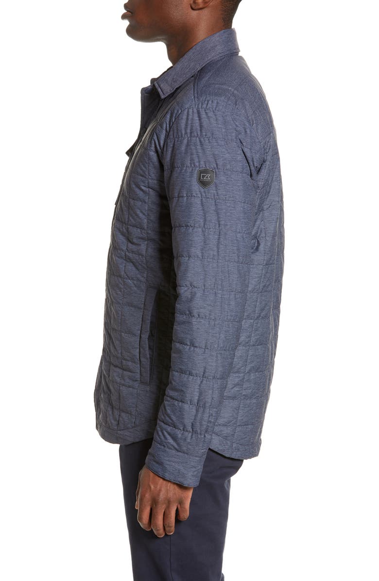 Cutter & Buck Rainier Primaloft<sup>®</sup> Shirt Jacket, Alternate, color, Anthracite Melange