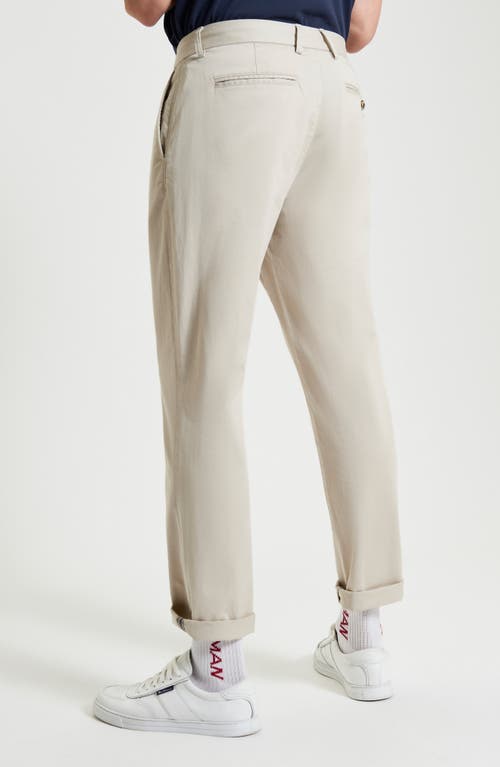 Ben Sherman Signature Slim Fit Stretch Cotton Chinos In Putty