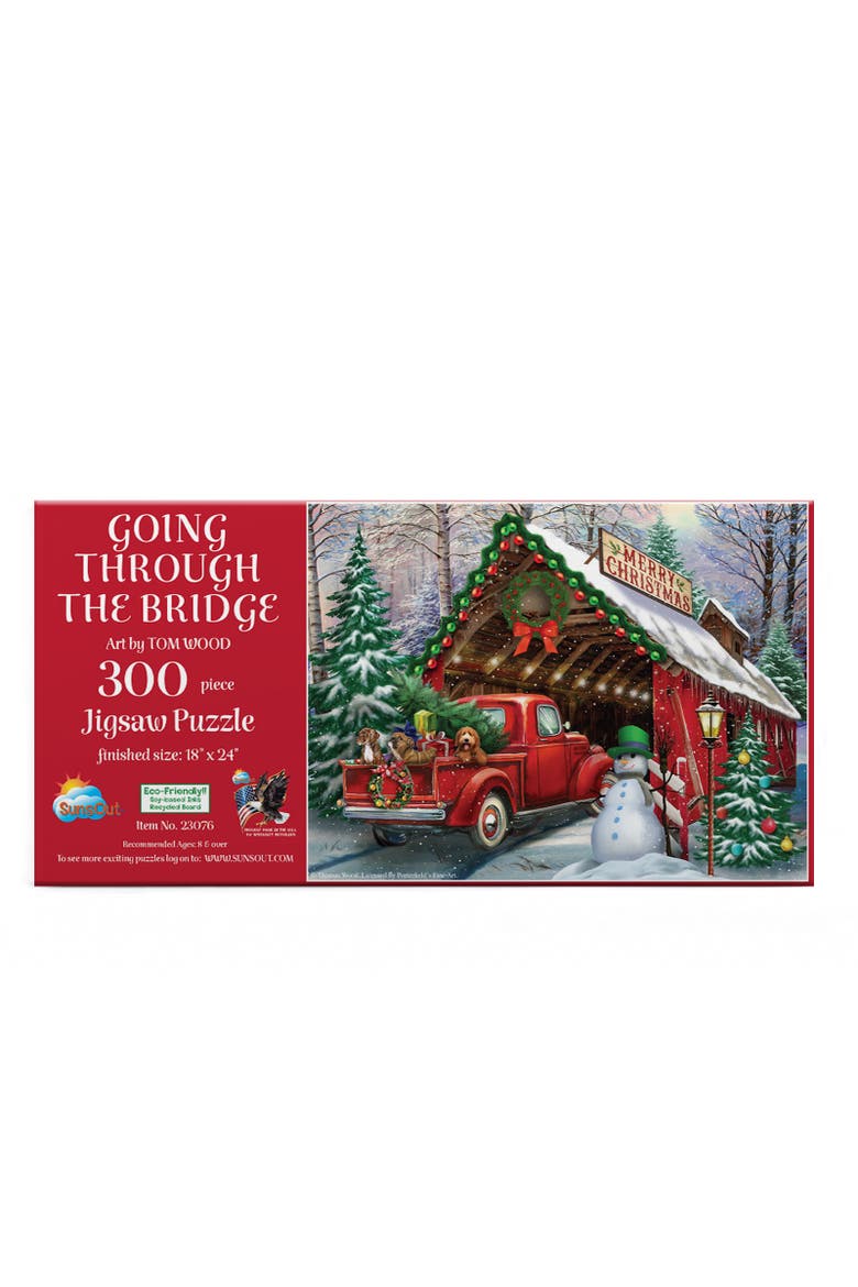 Going Through the Bridge 300 piece Jigsaw Puzzle for Adults, Alternate, color, Multicolor