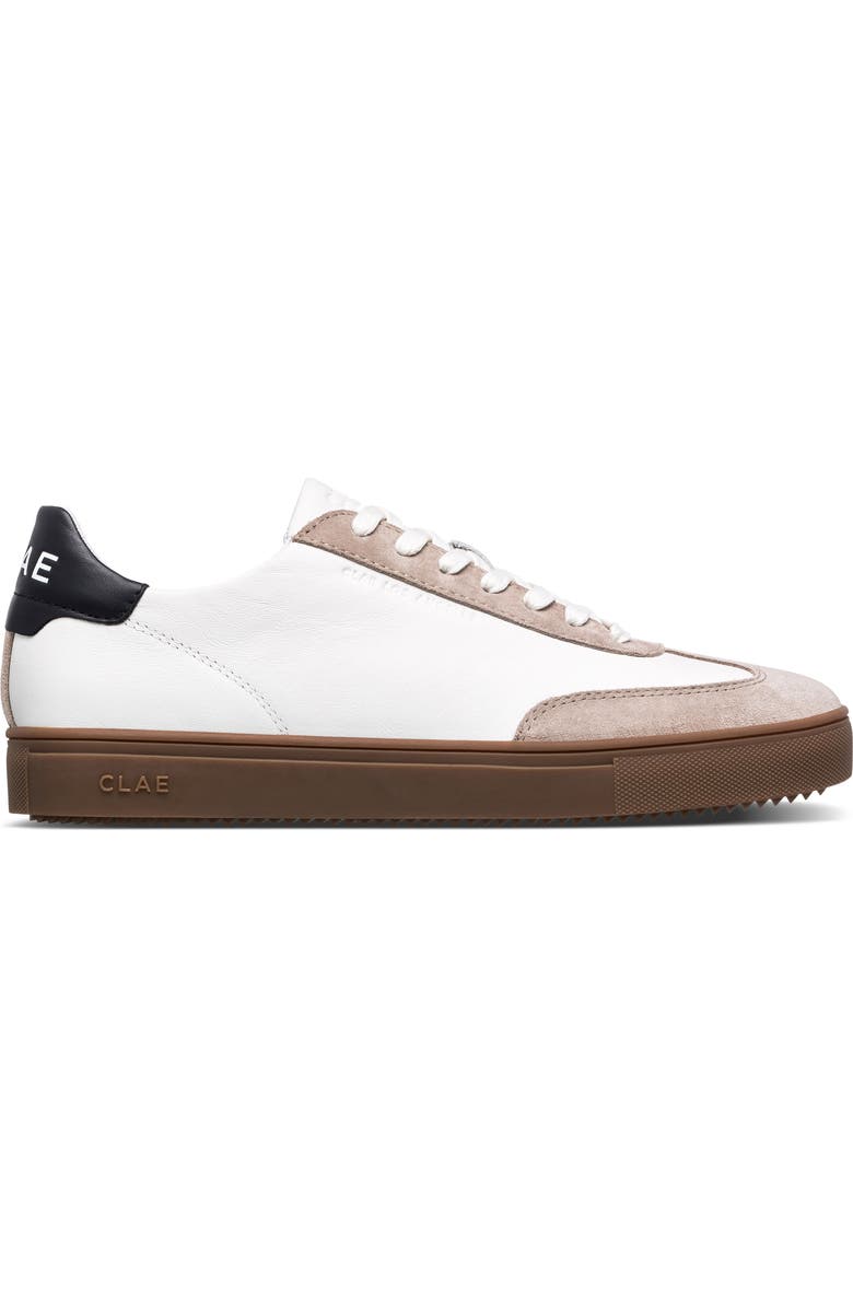 CLAE Deane Sneaker, Alternate, color, White Feather Grey Dark Gum