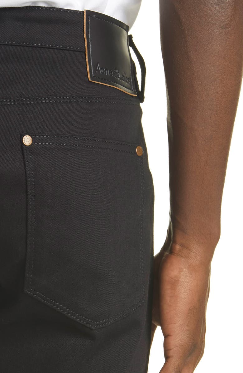 Acne Studios Men's Max Stay Black Slim Fit Jeans, Alternate, color,