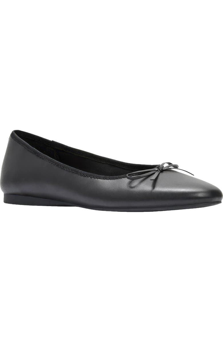 André Assous Haley Ballet Flat, Main, color, Black Nappa