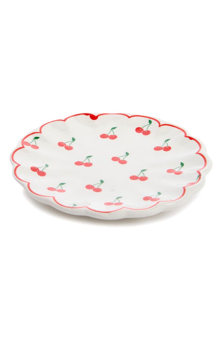 BP. Set of 6 Assorted Earrings & Ceramic Tray, Alternate, color, Gold- Ivory