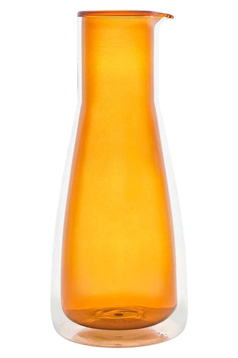 Rocks Glass Carafe, Main, color, ORANGE