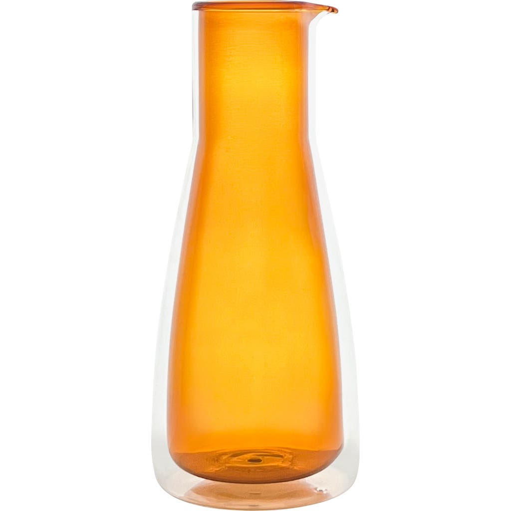 Cloudnola Rocks Glass Carafe In Orange