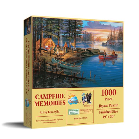 Campfire Memories 1000 piece Jigsaw Puzzle for Adults